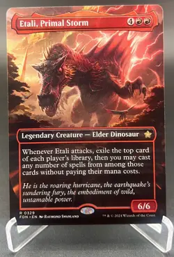 Etali, Primal Storm (Borderless, Regular, #329, NM) Foundations (FDN), MTG - Image 1