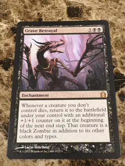 GRAVE BETRAYAL Magic the Gathering MTG Return to Ravnica LP - Image 1