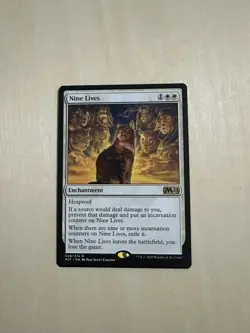 MTG *Core 2021 M21* RARE SLEEVED - x1 Nine Lives NM - Image 1
