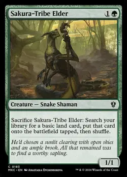 MTG - 4 x Sakura-Tribe Elder - Playset of 4 - Karlov Manor Commander - Image 2