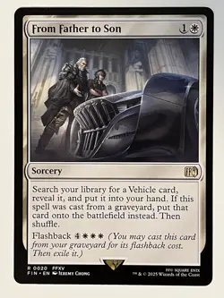 From Father to Son Final Fantasy Non-Foil Regular MTG NM - Image 1