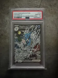 2024 POKEMON SVP EN-SV BLACK STAR PROMO #131 KINGDRA EX PSA 10 - Image 1