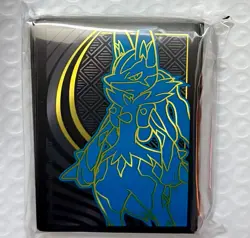 Pokemon ETB Sleeves - Mega Evolution Lucario Sealed New 65 Sleeves - Image 1
