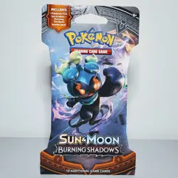 Pokemon TCG Sun & Moon Burning Shadows Sleeved Booster Pack Factory Sealed - Image 1