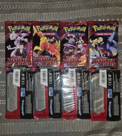 Pokemon TCG Destined Rivals Booster Packs X8 Brand New Sealed ✅ - Image 1
