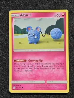 Pokemon TCG Azurill 146/236 Common Sun&Moon Cosmic Eclipse - Image 1