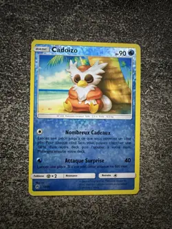 CADOIZO REVERSE - POKEMON 12/40 PROMO MAC DONALD MCDO 2018 FR - Image 1