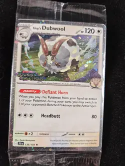 Pokemon Journey Together Hop’s Dubwool 136/159 BEST BUY PROMO EXCLUSIVE SEALED - Image 1
