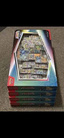 🔥4x Pokemon Prismatic Evolutions Lucario EX & Tyranitar EX Premium Collection🔥 - Image 3