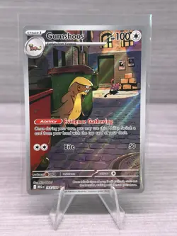 Pokemon TCG Gumshoos Illustration Rare #153/132 Mega Evolutions NM/M - Image 1