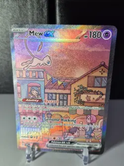 Mew ex 053 Pokemon TCG Scarlet Violet 151 Black Star Promo Full Art - Image 1