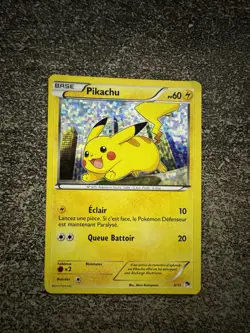 PIKACHU HOLO - POKEMON 5/12 PROMO MAC DONALD MCDO 2013 FR - Image 1