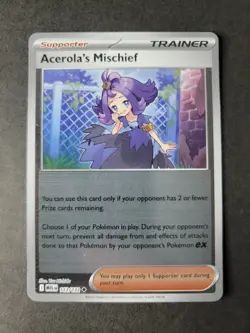 Acerola's Mischief (Reverse Holo) 113/132 Uncommon Pokemon Mega Evolution - Image 1
