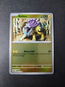 Raikou (Reverse Holo) 048/132 Rare Pokemon Mega Evolution - Image 1