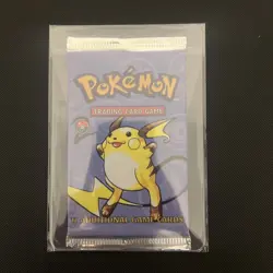 Pokemon Sealed Base Set 2 Booster Pack, Raichu Art - Image 1