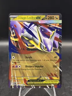Pokemon TCG Mega Latias ex 100/132 Mega Evolution Double Rare Holo NM - Image 1