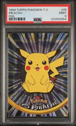 Pikachu #25 Topps Pokemon Tv - Image 1