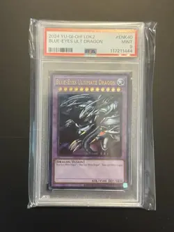 Blue-Eyes Ultimate Dragon LDK2-ENK40 Legendary Decks II-Unlimited Edition. PSA 9 - Image 1