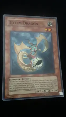 Yu-Gi-Oh! TCG Totem Dragon Crimson Crisis CRMS-EN085 Unlimited Super Rare - Image 1