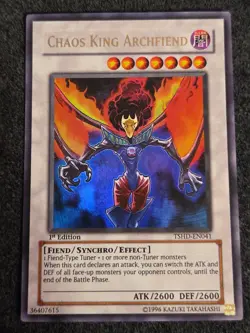 Chaos King Archfiend TSHD-EN041 The Shining Darkness 1st Edition VLP - Image 1