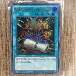 Yu-Gi-Oh! x2 Dark Contract With The Gate GFP2-EN159 1st Edition Ultra Rares LP - Image 2