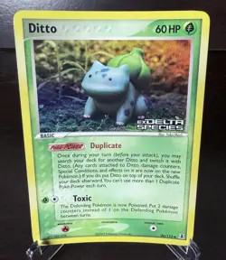 Ditto Bulbasaur 36/113 EX Delta Species Reverse Holo Stamped Pokemon Card - Image 1