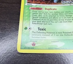 Ditto Bulbasaur 36/113 EX Delta Species Reverse Holo Stamped Pokemon Card - Image 2