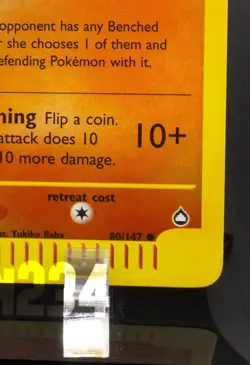 Pokemon TCG Card - Growlithe 80/147 Aquapolis Reverse Holo Common - Image 5