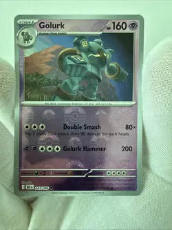 Golurk 043/086 Poke Ball Reverse Holo - Black Bolt - Pokemon Card - NM - Image 1
