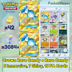Pokemon TCG (Trading Card Game) Pocket 2 Crown Rare Candy 3084+ Pack HG - Image 1