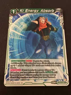 Ki Energy Absorb Counter Card BT20-083 C Bandai Dragon Ball Super - Image 1