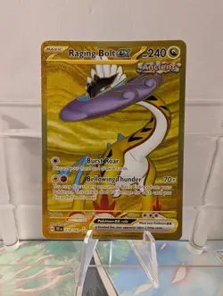 Raging Bolt ex SV05: Temporal Forces #218/162 Pokemon Card TCG - Image 1