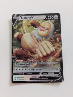 Pokemon Card Slaking V 058/078 Half Art Pokemon Go Near Mint - Image 1