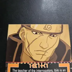 Carte Naruto Ninja Ranks 62 Panini Card CCG rare 2002 Ibiki - Image 2