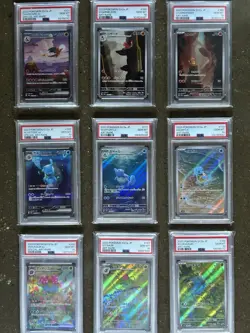 PSA 10 Charizard Venusaur Blastoise EVOs Set of 9 Pokemon Card 151 Japanese sv2a - Image 1