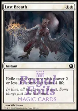 Last Breath 4x FOIL THS MTG Theros Common MINT white - Image 1