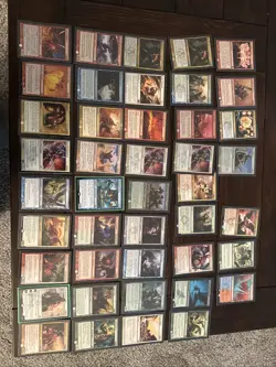 MTG: Random 43 Cards (Including Cascade Bluffs & Fangren Firstborn) - Image 1