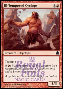 Ill-Tempered Cyclops 4x FOIL THS MTG Theros Common MINT red - Image 1
