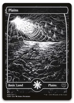 Plains (269) #269 (NM) Crimson Vow VOW Magic MTG - Image 1