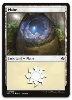 Plains (043) #43 (NM) Jumpstart JMP Magic MTG - Image 1
