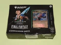 NEW Magic the Gathering MTG Final Fantasy Commander Deck Counter Blitz DAMAGED - Image 1