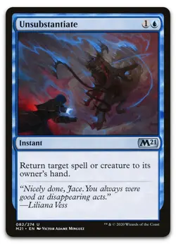 Unsubstantiate #82 (NM) Core Set 2021 M21 Magic MTG - Image 1