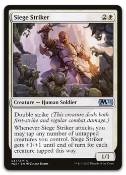 Siege Striker #37 (NM) Core Set 2021 M21 Magic MTG - Image 1