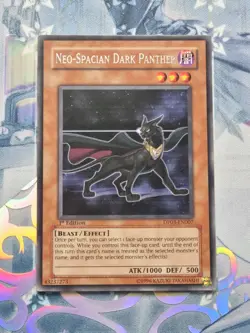 DP03-EN007 Neo-Spacian Dark Panther Rare 1st Edition Near Mint YuGiOh TCG - Image 1