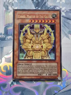 SD7-EN001 Exxod Master Of The Guard Ultra Rare Unlimited Edition LP! YuGiOh TCG - Image 1
