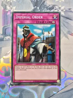 PSV-EN104 Imperial Order Secret Rare Unlimited Edition Near Mint YuGiOh TCG - Image 1