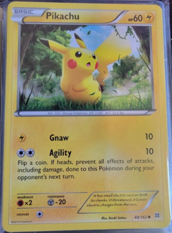 Pikachu # 48/162 XY: Breakthrough Set Pokemon Trading Cards TCG Game NM/MINT - Image 1