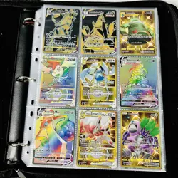 Huge Binder Collection Lot of 300+ Pokemon Cards Mixed Secret Rainbows Full Art - Image 1