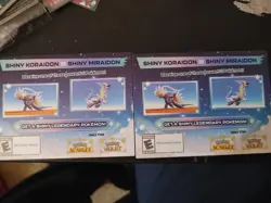 Shiny Koraidon & Miraidon GameStop Pokemon Scarlet Violet 2 Code Cards Shipped - Image 1