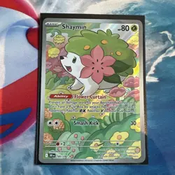 Pokemon TCG Destined Rivals Shaymin Card 185/182 Near Mint NM Condition - Image 1
